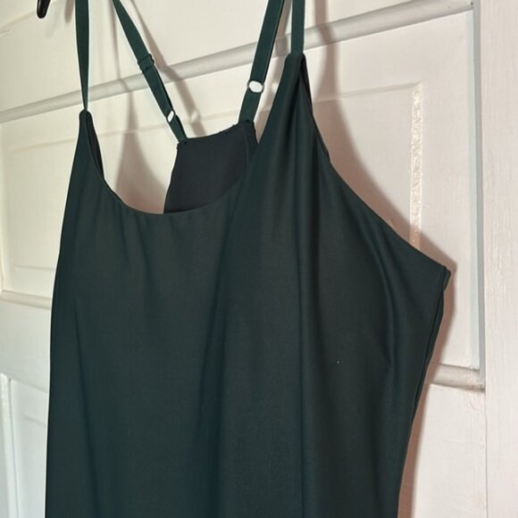 Hinter Green Racerback Athletic Strappy Dress - Picture 2 of 5